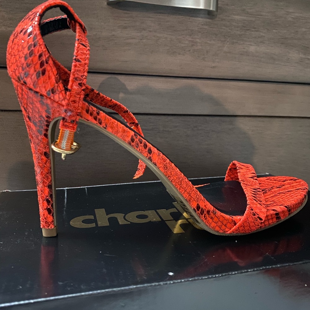 Charlotte Russe Coral Addie Sandal Never Worn!